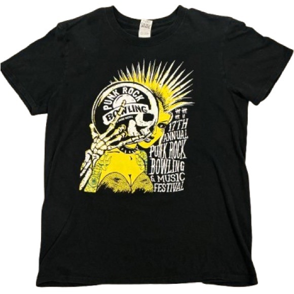 Punk Rock Bowling 17th Annual Music Festival 2015 TShirt Medium Unisex by Gildan - Picture 2 of 5